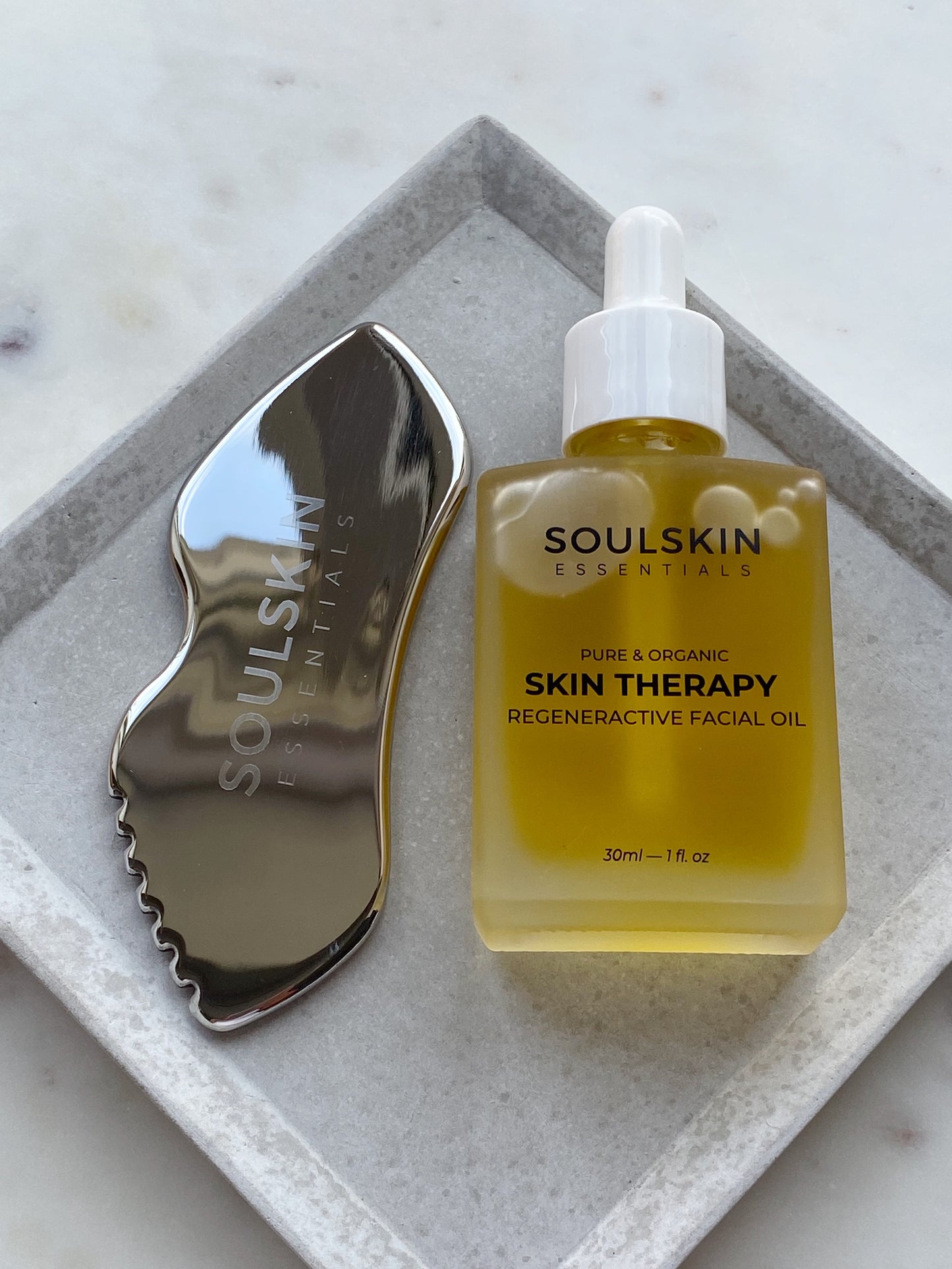 Gua Sha og Ansigts olie sæt