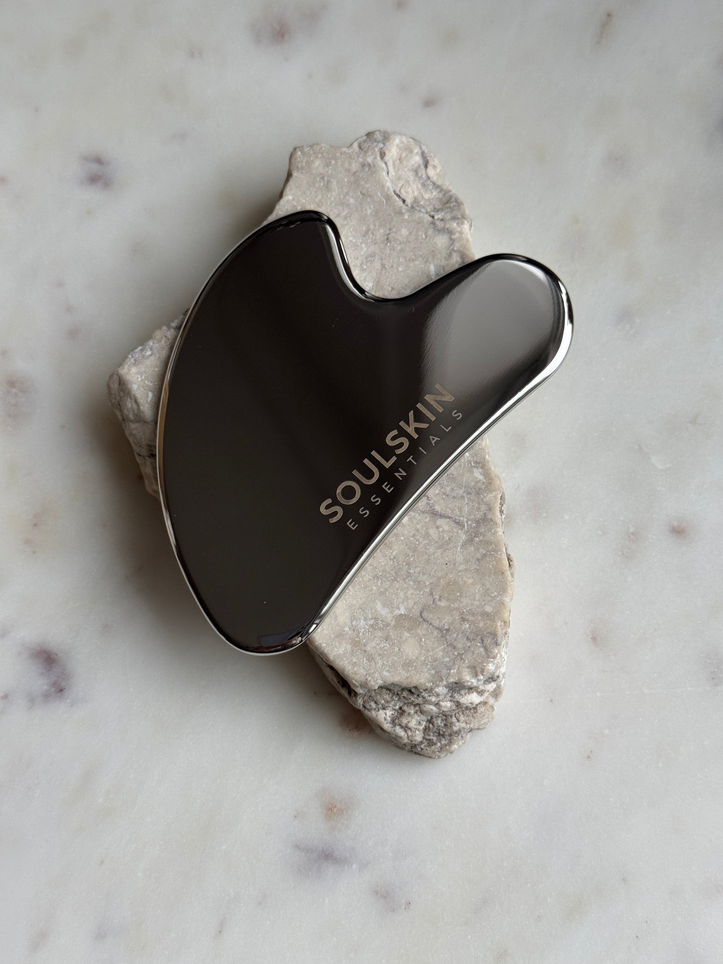 Hjerteformet stål Gua Sha redskab